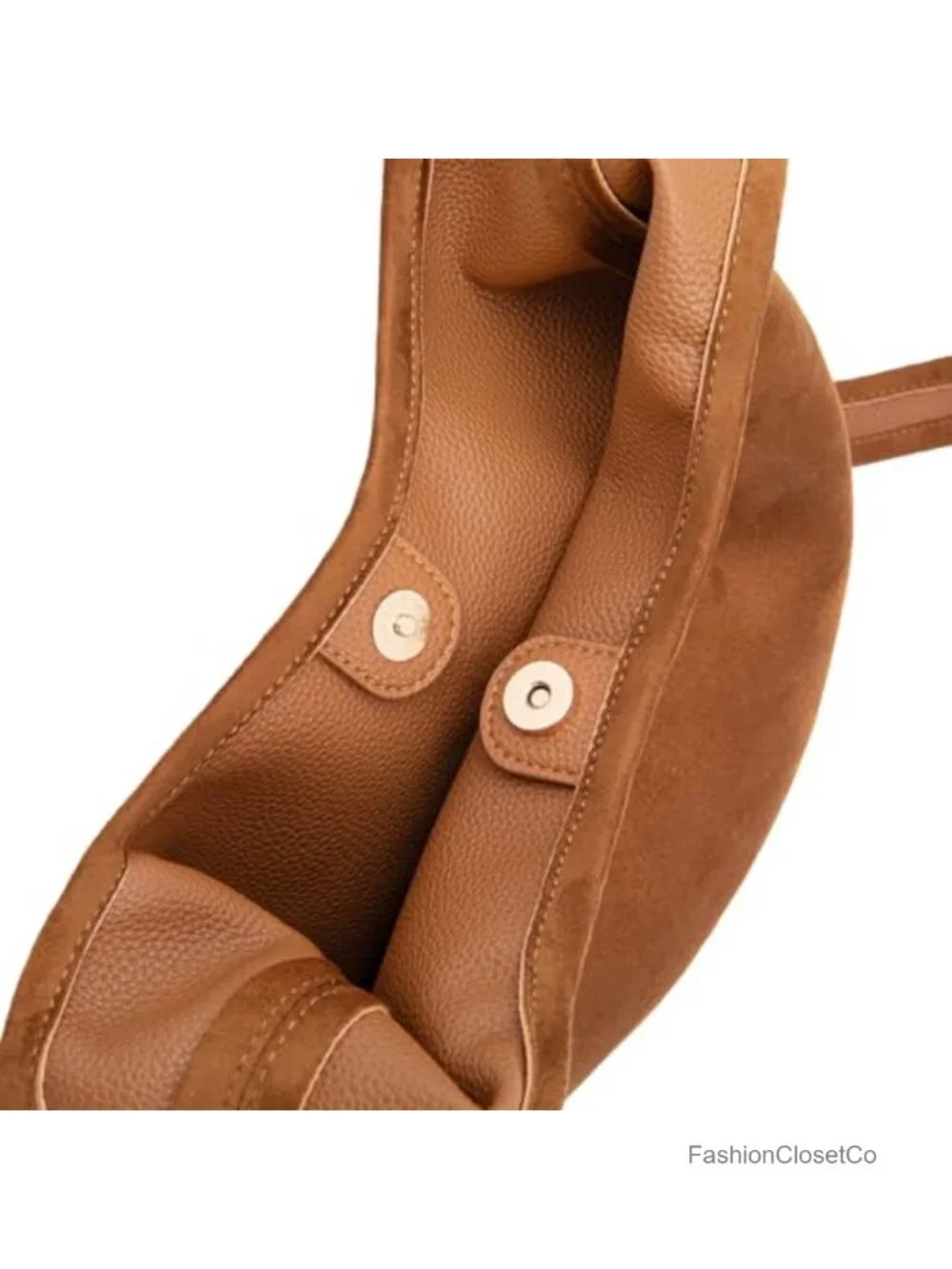 Ultra Soft Faux Leather Slouchy Hobo Bag with Cosmetic Pouch